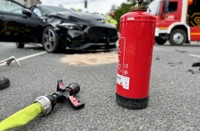 Freiwillige Feuerwehr Alpen: FW Alpen: Verkehrsunfall mit zwei Pkw