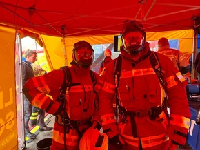 FW Wathlingen: Ortsfeuerwehr Wathlingen bei Feuerwehrwettkämpfen in Gera