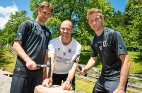 Ferienland Kufstein: Die Kicker sind los...: Der TSV 1860 München auf Trainingslager im Ferienland Kufstein - BILD