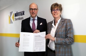 KÖTTER Services: Für Toleranz in Gesellschaft und Arbeitswelt: KÖTTER Unternehmensgruppe unterzeichnet Charta der Vielfalt / Friedrich P. Kötter: "Diskriminierung keine Chance geben!"