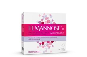 MCM Klosterfrau Vertriebsgesellschaft mbH: Jetzt neu in der Apotheke: FEMANNOSE® B MicroBiotic für die Blase mit dem Extra für die Abwehrkräfte