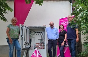 Deutsche Telekom AG: Glasfasernetz steht:Stadt Südliches Anhalt auf der Überholspur