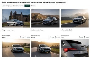Skoda Auto Deutschland GmbH: Škoda Scala und Kamiq: umfangreiche Aufwertung für das dynamische Kompaktduo