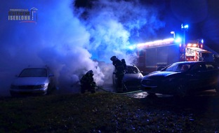 Feuerwehr Iserlohn: FW-MK: Fahrzeugbrand am Föhrenweg