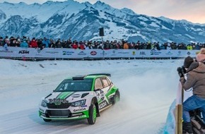 Skoda Auto Deutschland GmbH: WRC 2-Champion Jan Kopecky gewinnt GP Ice Race vor SKODA Markenkollege Julian Wagner (FOTO)