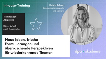 dpa-Akademie: Neue Ideen, frische Formulierungen und &uuml;berraschende Perspektiven f&uuml;r wiederkehrende Themen
