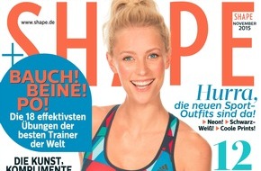 Bauer Media Group, Shape: Jung bleiben mit SHAPE: Die besten Tipps und Tricks in der aktuellen Ausgabe