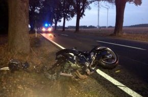 Polizeiinspektion Harburg: POL-WL: Tödlicher Motorradunfall