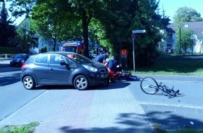 Polizei Minden-Lübbecke: POL-MI: Radfahrer zieht sich schwere Verletzungen zu