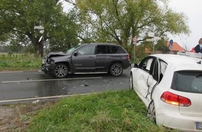 Polizei Münster: POL-MS: Unfall an der Davertstraße - ein Leichtverletzter und vier Schwerverletzte