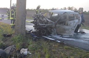 Polizeiinspektion Stade: POL-STD: 26-jähriger Peugeotfahrer bei Unfall schwer verletzt