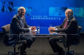 ZDF: Hans-Dietrich Genscher als "Zeuge des Jahrhunderts" im ZDF /  Zitate aus dem Gespräch mit Peter Frey (FOTO)