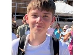 Polizeipr&auml;sidium Mittelhessen - F&uuml;hrungs- und Lagedienst: POL-GI: Landkreis Marburg-Biedenkopf: 13-J&auml;hriger Paul Schwarz von seiner Wohnadresse vermisst