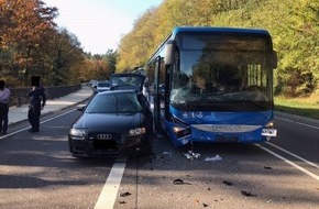 Polizeidirektion Trier: POL-PDTR: Folgenschweres Wendemanöver, Bitburger Straße, zwischen der Abfahrt Aach und FH Trier