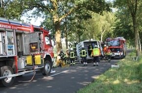 Kreisfeuerwehr Rotenburg (Wümme): FW-ROW: Tödlicher Verkehrsunfall auf der K 109