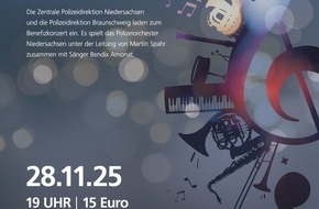 Polizei Braunschweig: POL-BS: Benefizkonzert zum Advent 2025: Kartenvorverkauf startet am 3. November