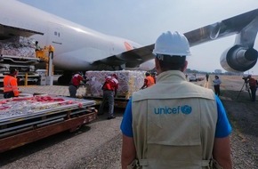 UNICEF Deutschland: Führende Fluggesellschaften unterstützen UNICEF beim weltweiten Transport von Covid-19-Impfdosen