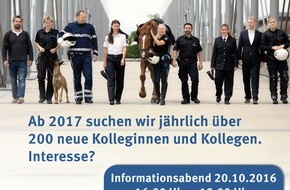 Polizeidirektion Hannover: POL-H: Interesse am Polizeiberuf?  Wir informieren Sie!
