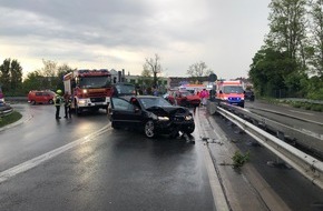 Polizeidirektion Worms: POL-PDWO: Verkehrsunfall mit drei Verletzten