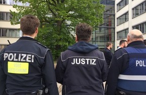 Polizeipräsidium Westpfalz: POL-PPWP: Polizeieinsatz am Justizzentrum