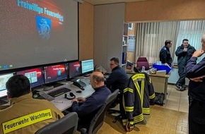 Freiwillige Feuerwehr Wachtberg: FW Wachtberg: Kommunikationsübung der Feuerwehren im Rhein-Sieg-Kreis