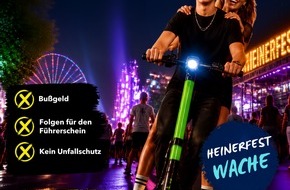 Polizeipr&auml;sidium S&uuml;dhessen: POL-DA: S&uuml;dhessen/Darmstadt: "E-Scooter? Nur mit Plan. Regeln kennen. Sicher ankommen" - Polizeipr&auml;sidium S&uuml;dhessen startet Pr&auml;ventionskampagne zum Heinerfest