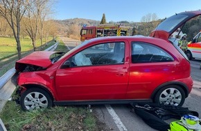 Polizeiinspektion Kusel und Polizeiwache Schönenberg-Kübelberg: POL-PIKUS: Schwerer Unfall durch Missachten der Vorfahrt