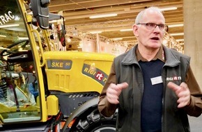 die grüne: Rigitrac SKE50 - ein flüsterleiser Schweizer E-Traktor steht am Start