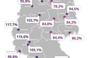 Gehalt.de: Gehaltsatlas 2019 - Deutschland im Gehaltsvergleich
