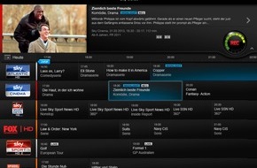 Sky Deutschland: Sky präsentiert einzigartiges Nutzungserlebnis: Launch des neuen innovativen Sky Guides für Sky Go