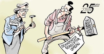 Bundesgeschäftsstelle Landesbausparkassen (LBS): Behindertengerecht umgebaut / Mehraufwendungen für Miete waren zum Teil abziehbar