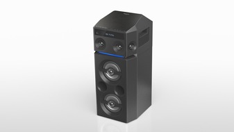 Panasonic Deutschland: Panasonic Urban Audio System SC-UA30 mit Bluetooth[TM] / Starker 180° Sound für Partys, Fußballabende und die tägliche Dosis Radio