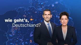 ZDF: Wahl 2025 im ZDF: Wie geht’s, Deutschland? / Live aus Berlin mit Dunja Hayali und Mitri Sirin