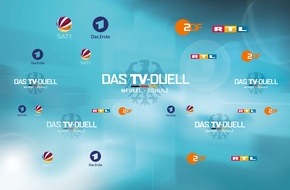 ZDF: "Das TV-Duell: Merkel - Schulz" am 3. September 2017 nach dem Modell von 2013 (FOTO)