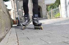 HUK-COBURG: Schnell, schön und manchmal auch gefährlich / Was Inlineskater im Straßenverkehr dürfen, regelt die StVO ganz klar