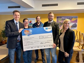 M-net Herzenswunsch: Spende in H&ouml;he von 16.000 Euro an vier soziale Einrichtungen in Bayern