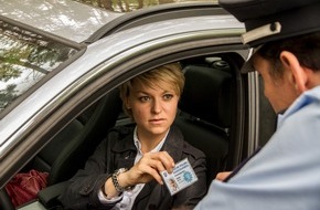 ZDF: Lisa Wagner als "Kommissarin Heller" /  ZDF dreht neuen Krimi in Wiesbaden (BILD)