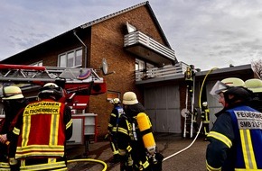 Feuerwehr Schermbeck: FW-Schermbeck: Alarmierter Zimmerbrand
