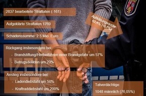 Polizeidirektion Landau: POL-PDLD: Wörth - Kriminalitätsstatistik 2023 der Polizeiinspektion Wörth am Rhein