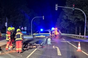 Polizeidirektion Bad Segeberg: POL-SE: 20260806.1: Tornesch - Motorradfahrer verletzt nach Verkehrsunfall - Unfallgegner entfernt sich unerlaubt - Zeugen gesucht