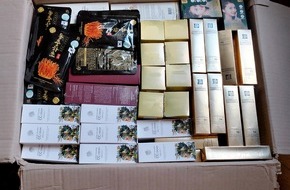 Hauptzollamt Singen: HZA-SI: Kosmetikprodukte nicht einfuhrf&auml;hig - Zoll stellt 24 Kilogramm nicht einfuhrf&auml;hige Kosmetikprodukte in Postpaket sicher