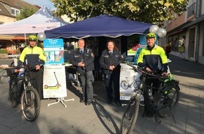 Polizeiinspektion Ingelheim: POL-PIING: Infostand: Fahrradsicherheit
