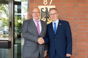 BAM Bundesanstalt für Materialforschung und -prüfung: Bundeswirtschaftsminister Altmaier besucht die BAM
