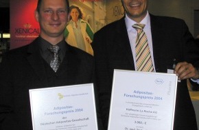 Roche Pharma AG: Forschungspreis der Deutschen Adipositas Gesellschaft verliehen / Neuen Zusammenhängen von Übergewicht und Bluthochdruck auf der Spur