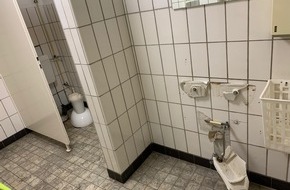 Polizeiinspektion Celle: POL-CE: Vandalismus auf öffentlicher Toilette - Zeugen gesucht
