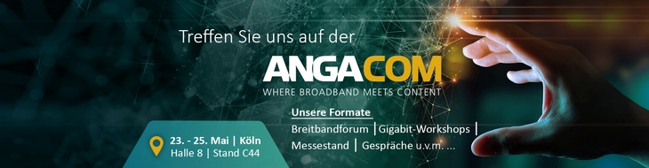 aconium GmbH: atene KOM auf der ANGA COM: Erstmals mit Thementag „Glasfaser & Kommunen“ speziell für Kommunen