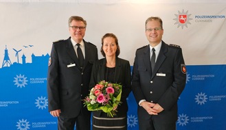 Polizeidirektion Oldenburg: POL-OLD: Neue Polizeichefin f&uuml;r Geestland / Polizeipr&auml;sident Andreas Sagehorn f&uuml;hrt Tanja Volkmer in Amt als Kommissariatsleiterin ein