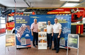 Kreisfeuerwehrverband Main-Taunus e.V.: Feuerwehr MTK: Kampagne der Hattersheimer Feuerwehren für Förderpreis "Helfende Hand" nominiert