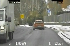 Polizeipr&auml;sidium Neubrandenburg: POL-NB: Bis zu 122 km/h in Neddemin erreicht