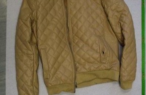 Polizeidirektion Ratzeburg: POL-RZ: Wer kennt den Besitzer dieser Jacke? - Raub auf Tankstelle